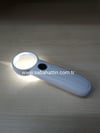 MERCEKLİ EL BÜYÜTEÇİ IŞIKLI , HAND MAGNIFIER WITH LIGHT 