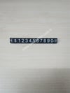 PLASTİK NUMARALI MÜCEVHER ETİKETİ, JEWELRY LABEL WITH PLASTIC NUMBERS , JEWELRY TAG WITH PLASTIC NUMBERS 