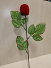 SAPLI GÜL YÜZÜK KUTUSU, ROSE RING BOX WITH HANDLE 