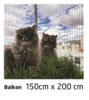 Winblock Pets Balkonlar için Kedi Güvenlik Ağı 150cm x 200cm