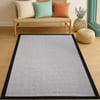 Açık Gri Renk Modern Sisal Halı 3936a Açık Gri SiyahMarkaev