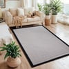 Açık Gri Renk Modern Sisal Halı 3936a Açık Gri SiyahMarkaev