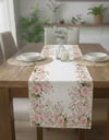 Bahar Gülleri Pamuklu Masa Runner 0089– 50x150 cmMarkaev