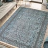 Bej Madalyon Vintage Kilim Dokuma Taban Halı 320 YNGMarkaev