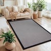Bej Renk Modern Sisal Halı 3935a Açık Gri SiyahMarkaev