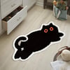 Black Cat Baskılı Dokuma Taban Halı 214 YNGMarkaev