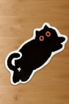 Black Cat Baskılı Dokuma Taban Halı 214 YNGMarkaev