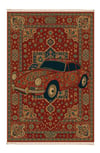 Bordo Car Dokuma Taban Halı 498 YNGMarkaev