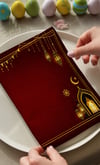 Bordo Ramadan Pamuklu 4'lü Peçete TakımıMarkaev