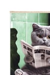 Cat Baskılı Dokuma Taban Halı 213 YNGMarkaev
