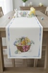 Easter Minik Civcivler Pamuklu Masa Runner 0108– 50x150 cmMarkaev