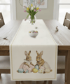 Easter Prenses Tavşan Pamuklu Masa Runner 0109– 50x150 cmMarkaev