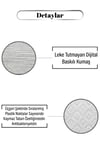 Ekru Üzerine Çizgi Desen Dijital Baskılı Zenit KilimMarkaev