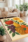Fruit Basket Baskılı Dokuma Taban Halı 252 YNGMarkaev