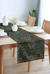 Gece Çiçekleri Pamuklu Masa Runner 0088– 50x150 cmMarkaev