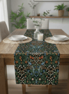 Gece Çiçekleri Pamuklu Masa Runner 0088– 50x150 cmMarkaev