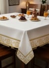 Gold Ramadan Kareem Pamuk Masa Örtüsü MSAORT0075Markaev