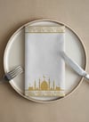 Gold Ramadan Kareem Pamuklu 4'lü Peçete TakımıMarkaev