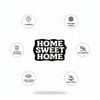 Home Sweet Home Dokuma Taban Halı 441 YNGMarkaev