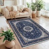 Lacivert Gece Dokuma Taban Halı 391 YNGMarkaev