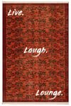 Laugh Baskılı Dokuma Taban Halı 192 YNGMarkaev