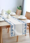 Lavanta Buketi Pamuklu Masa Runner 0056– 50x150 cmMarkaev
