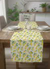 Lemon Pamuklu Masa Runner 0090– 50x150 cmMarkaev