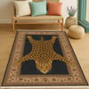 Leopar Vintage Baskılı Dokuma Taban Halı 301 YNGMarkaev