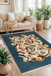 Modern Baskılı Dokuma Taban Halı 125 YNGMarkaev