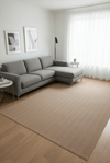 Naturel Renk Modern Sisal Halı 3936v NaturelMarkaev