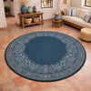 Navy Blue Dokuma Taban Halı 560 YNGMarkaev