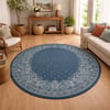 Navy Blue Dokuma Taban Halı 560 YNGMarkaev