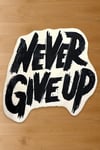 Never Give Up Baskılı Dokuma Taban Halı 202 YNGMarkaev