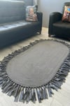 Nomad 305 Gri Oval Jüt HalıMarkaev