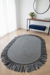 Nomad 305 Gri Oval Jüt HalıMarkaev