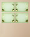 Pastel Green Ramadan Kareem Pamuklu 4'lü Amerikan Servis TakımıMarkaev