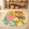 Pastel Meyveler Dokuma Taban Halı 608 YNGMarkaev