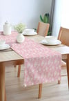 Pembe Botanica Nostalji Pamuklu Masa Runner 0076– 50x150 cmMarkaev