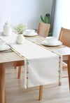Renkli Yumurta Pamuklu Masa Runner 0069– 50x150 cmMarkaev