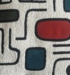 Retro Geometry Dekoratif Keten Şönil Kırlent ( İç dolgulu)Markaev