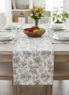 Romantik Çiçekler Pamuklu Masa Runner 0078– 50x150 cmMarkaev