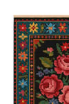 Rose Baskılı Dokuma Taban Halı 253 YNGMarkaev