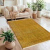 Sarı Vintage Kilim Dokuma Taban Halı 317 YNGMarkaev