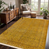 Sarı Vintage Kilim Dokuma Taban Halı 317 YNGMarkaev