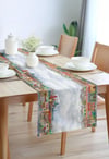 Şehir Manzarası Pamuklu Masa Runner 0044– 50x150 cmMarkaev