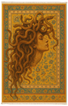 Snake Woman Dokuma Taban Halı 507 YNGMarkaev