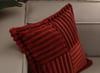 Stripe Furr Kare Kırlent KılıfıMarkaev