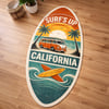 Surfs Up California Dokuma Taban Halı 586 YNGMarkaev