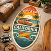Surfs Up California Dokuma Taban Halı 586 YNGMarkaev