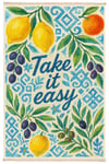 Take it Easy Baskılı Dokuma Taban Halı 259 YNGMarkaev